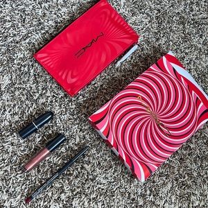 Mac 3 piece gift set and Lancôme eyeshadow palette